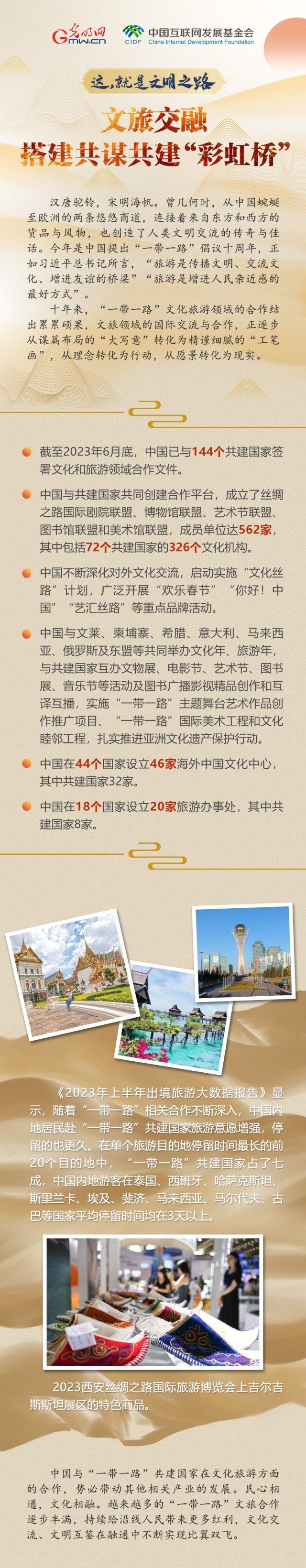 【大道共通】這，就是文明之路丨文旅交融 搭建共謀共建“彩虹橋”