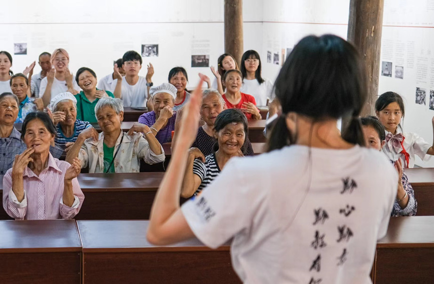 天津大學(xué)實(shí)踐隊(duì)開展暑期社會(huì)實(shí)踐。天津大學(xué)供圖