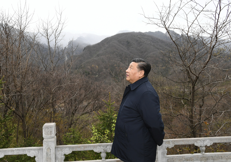 2020年4月20日，習近平總書記在位于陜西柞水的秦嶺牛背梁國家級自然保護區(qū)考察秦嶺生態(tài)保護情況。